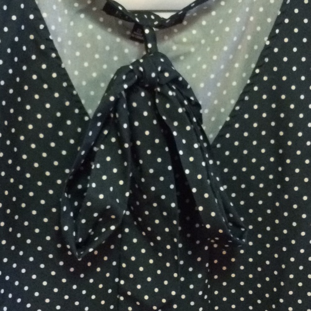 Eloquii tie neck blouse
